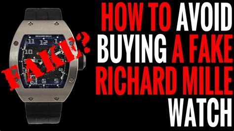 The Ultimate Guide To Avoid Buying a Fake / Counterfeit Richard Mille 